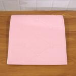 Self Adhesive 3D Foam Wall Panel Cushion Wallpaper (1 Pc, Pink, 69x35 Cm)
