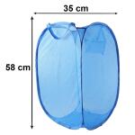 Foldable Mesh Laundry Basket with Handles Large Clothes Hamper (1 Pc,36x36x58cm)
