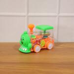 Kids Musical Light-Up Transparent Train Toy (1 Pc)