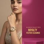 Rose gold fancy watch