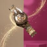 Rose gold fancy watch